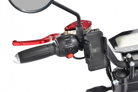 Электроскутер WHITE SIBERIA PRO MAX 3950W, черный