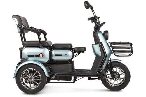 Электротрицикл Rutrike Бумеранг, серый