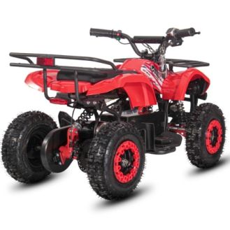 Детский электроквадроцикл WHITE SIBERIA SNEG MINI RED 1000W