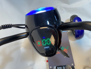 Трицикл GreenCamel Кольт 801 FAT (36V 15,6Ah 2x400W), синий