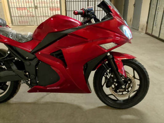 Электромотоцикл Yamaha R3 Dark red