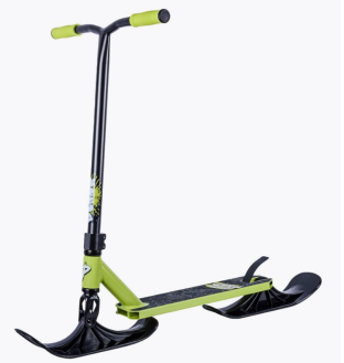 Самокат-снегокат PLANK HOP, зеленый